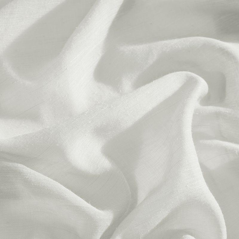 Vienna Tie-Top Cottagecore Sheer Single Window Curtain Panel Panel - 52" x 84" - Off White - Elrene Home Fashions