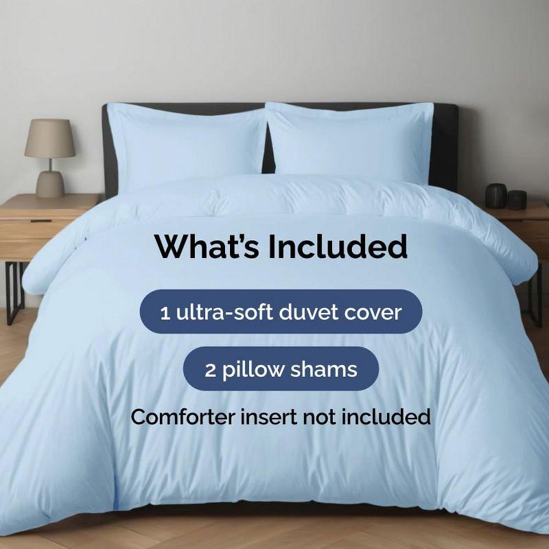 CGK Linens Premium Hotel Quality Soft & Cooling Duvet Cover Set