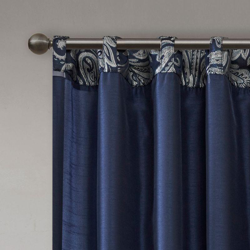 Aubrey Jacquard Curtain Panel Pair