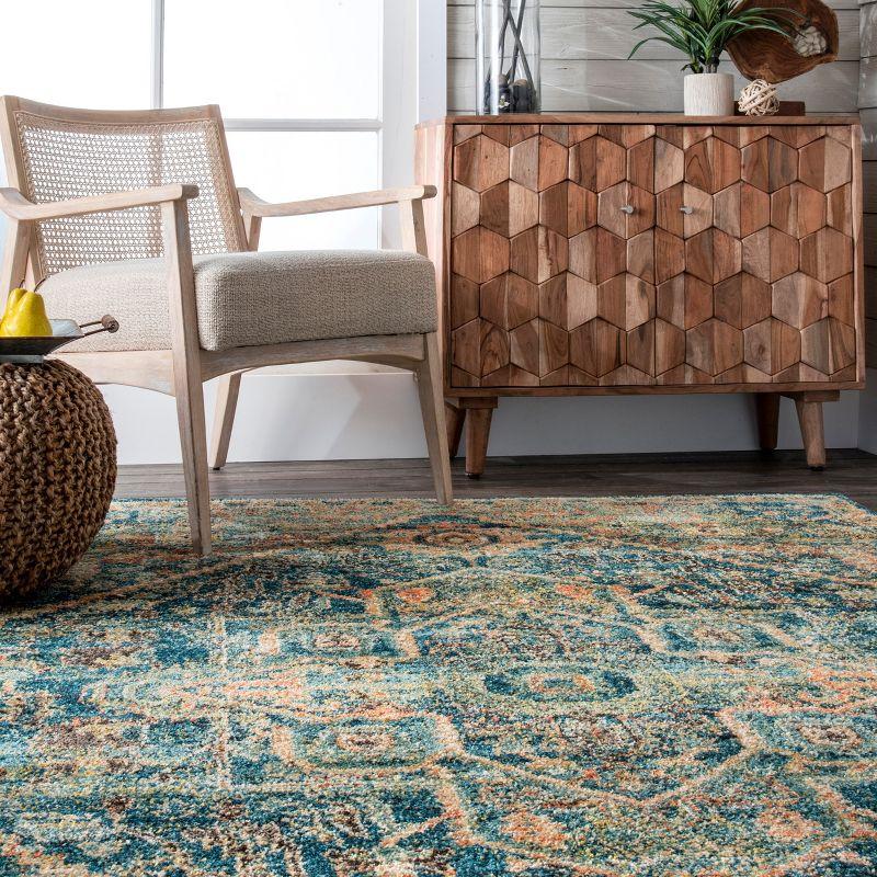 nuLOOM Global Medallion Tabetha Area Rug