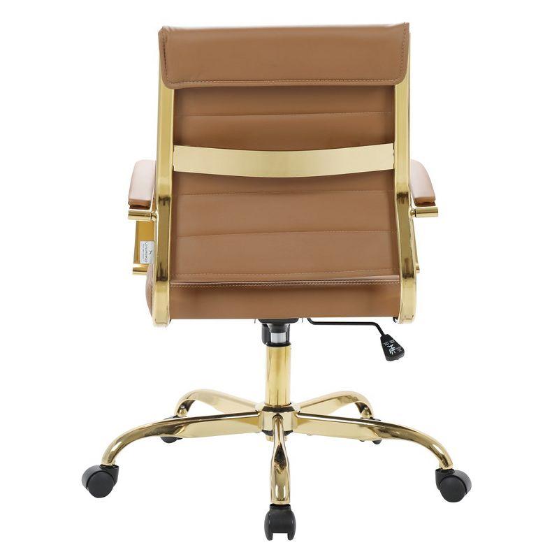 Everly Quinn Naudain Leather Office Conference Chair Modern Executive Meeting Room Chairs