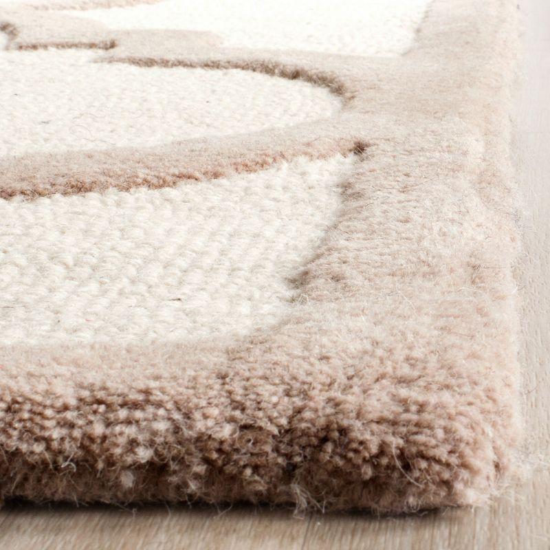 Cambridge CAM140 Tufted Indoor Area Rug - Ivory/Beige - 6'x9' - Safavieh