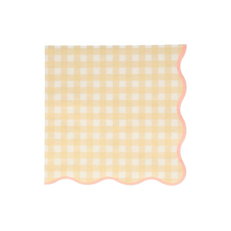 Meri Meri Gingham Large Napkins (Pack of 20)