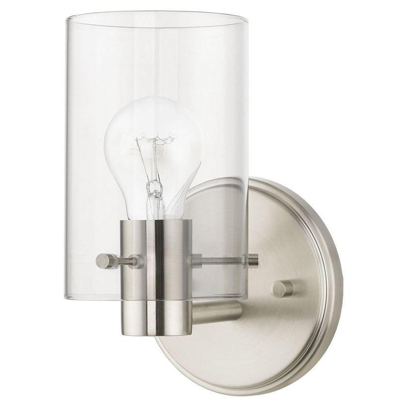 Livex Lighting Munich 1 - Light Sconce in  Brushed Nickel