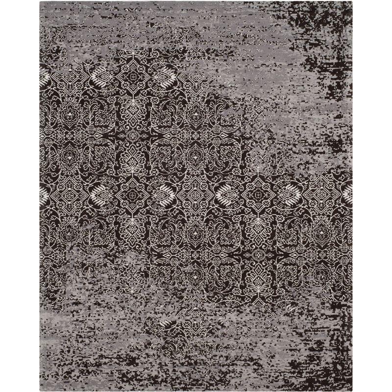 Classic Vintage CLV224 Loomed Indoor Area Rug - Silver/Brown - 8'x10' - Safavieh