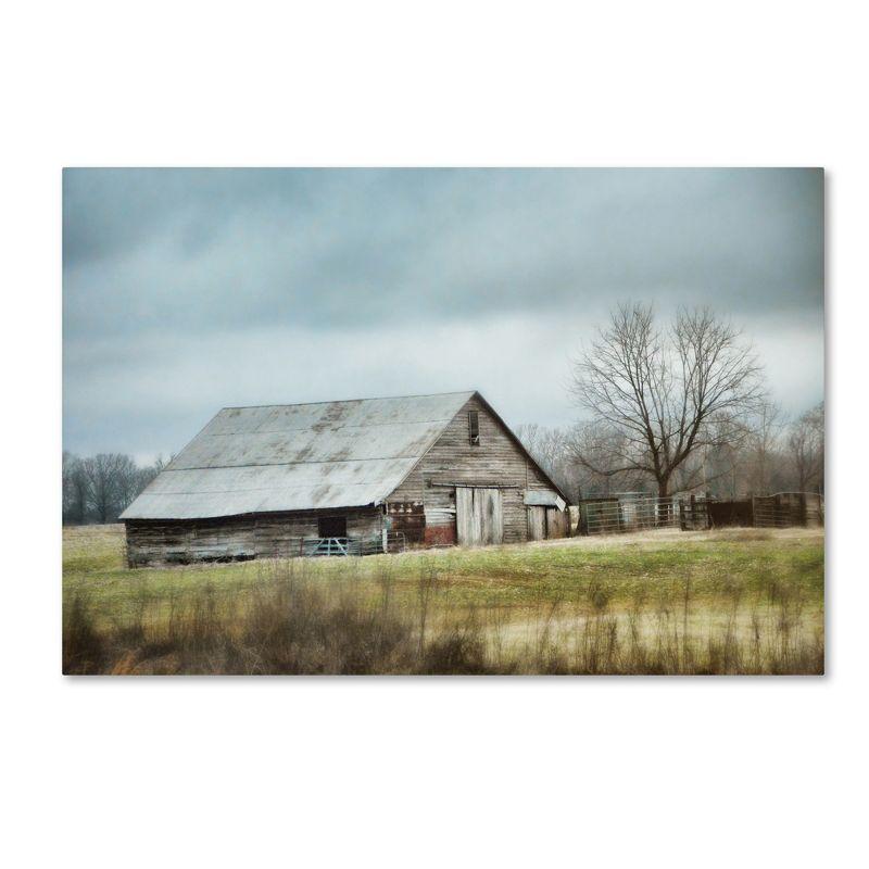 Trademark Fine Art -Jai Johnson 'An Old Gray Barn' Canvas Art