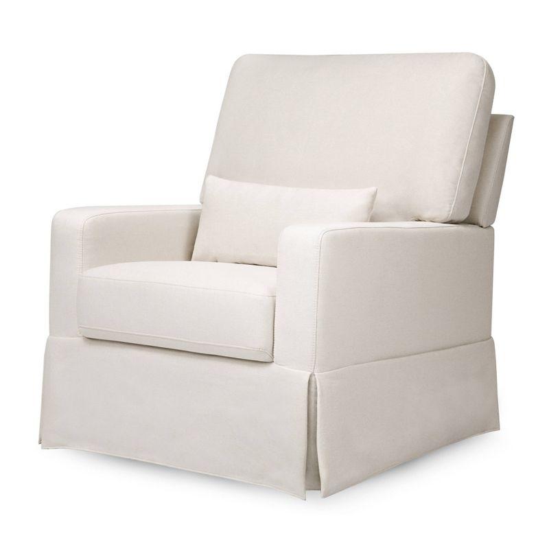 Crawford Upholstered Swivel Glider