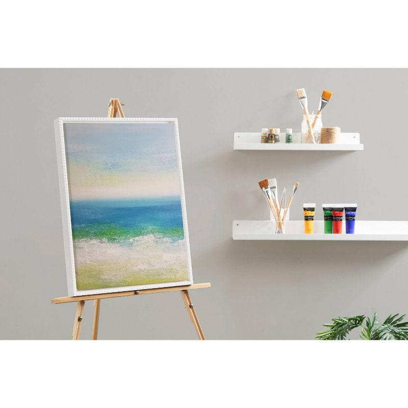 Kate & Laurel All Things Decor 18"x24" Sylvie Beaded Blank Canvas: Transitional Decor, Modern Art Style