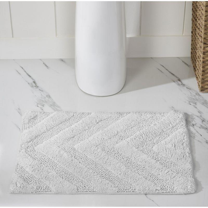 Better Trends Kus Corrigan 100% Cotton Machine Washable Anti-Skid Bathroom Rug