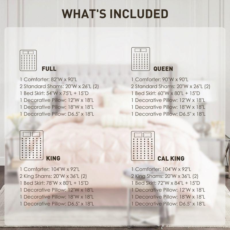 Madison Park Laurel 7 Piece Tufted Comforter Set