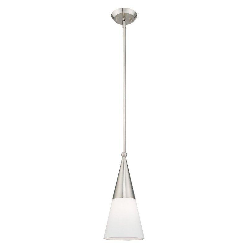 Livex Lighting Stockholm 1 - Light Pendant in  Brushed Nickel