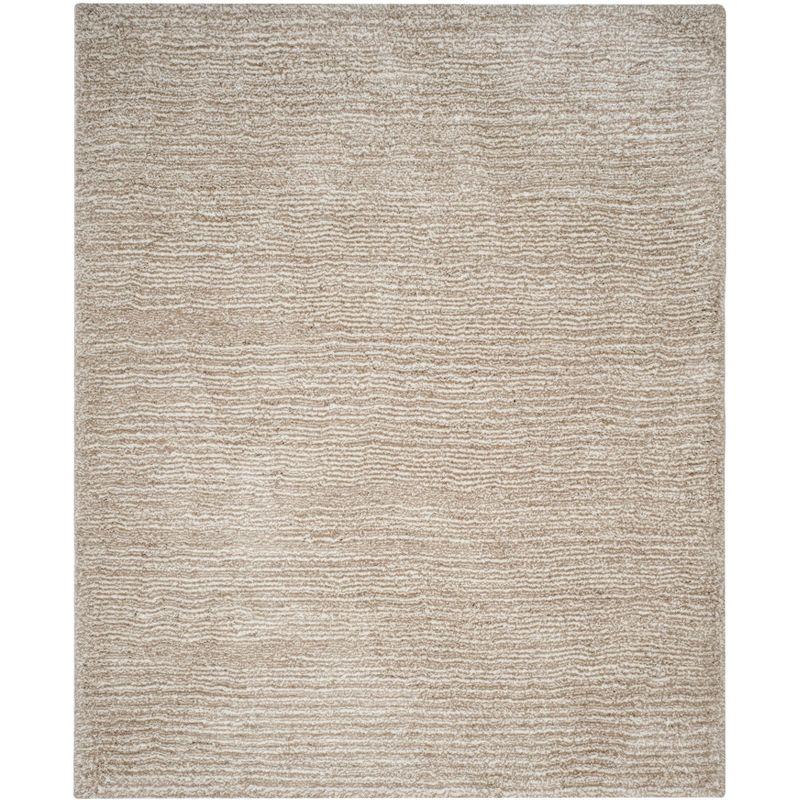 Ultimate Shag SGU211 Hand Tufted Area Rug - Sand/Ivory - 8'x10' - Safavieh.