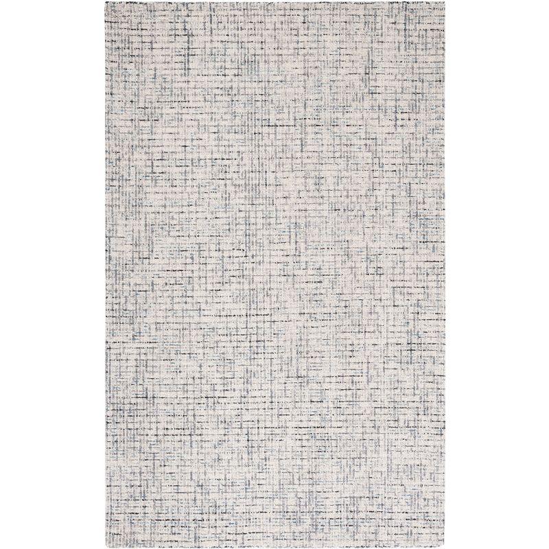 Abstract ABT468 Handmade Indoor Area Rug - Gray/Ivory - 6'x9' - Safavieh