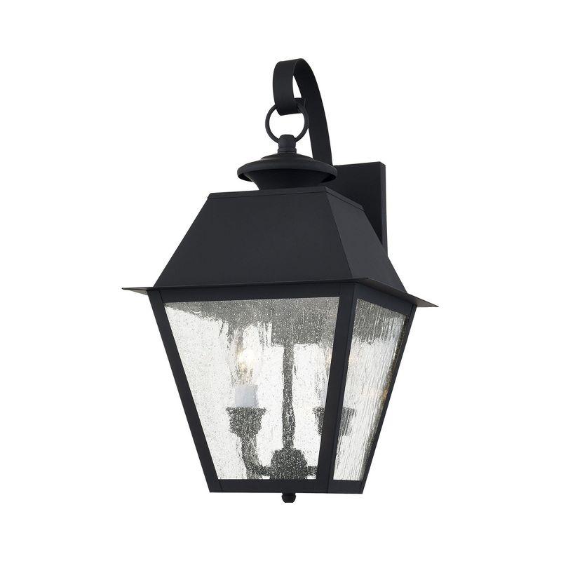 Livex Lighting Mansfield 2 - Light Wall Light in  Black