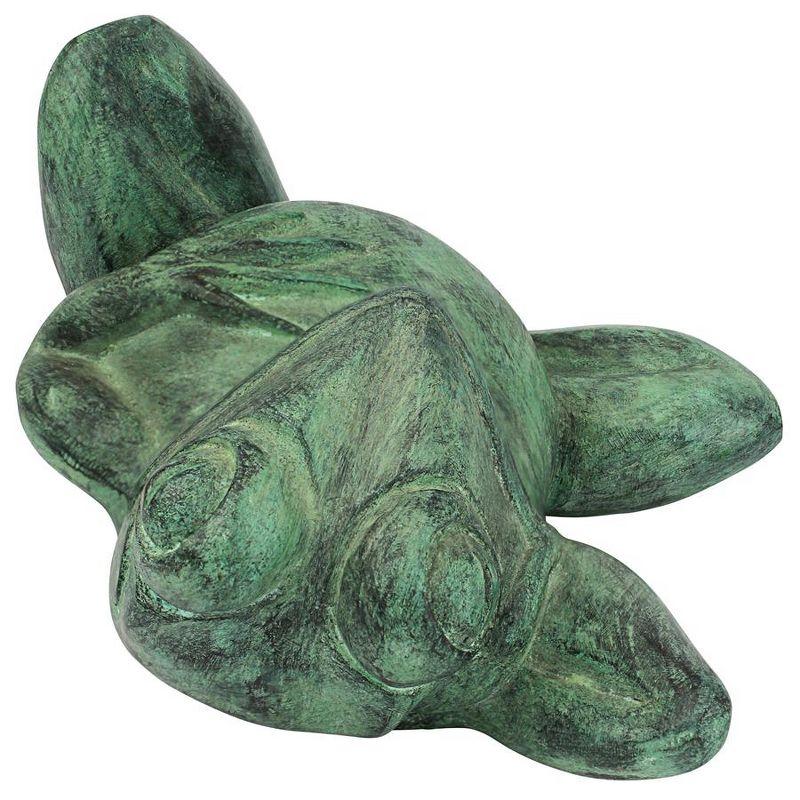 Spitting Lazy Frog Garden Statue