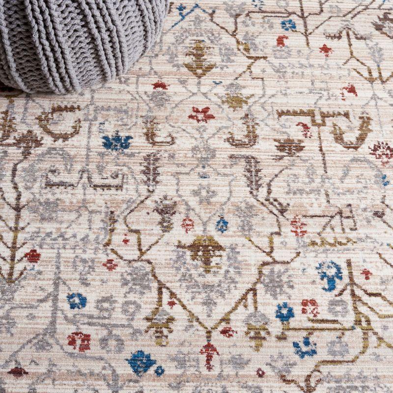 Vintage Persian VTP427 Power Loomed Indoor Area Rug - Ivory/Sage - 4'x6' - Safavieh