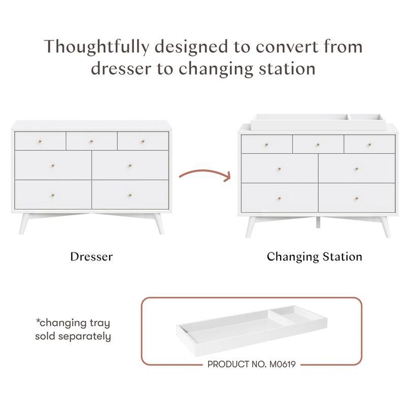 Palma 7 Drawer 53" W Double Dresser