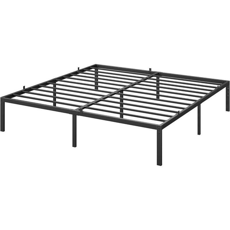 Whizmax 14 Inch King Bed Frame No Box Spring NeededHeavy Duty Metal Platform Bed Frame with Sturdy Steel Slats, Noise Free, Easy Assembly, Black