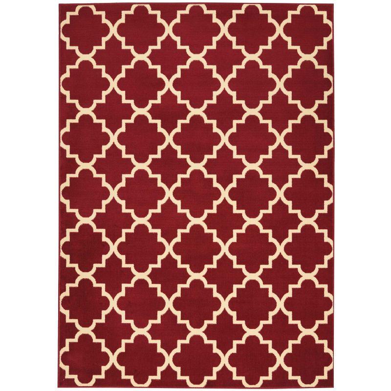 Nourison Grafix Moroccan Transitional All-over design Area Rug