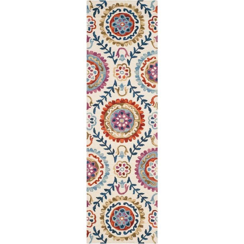 Suzani SZN374 Hand Hooked Area Rug  - Safavieh