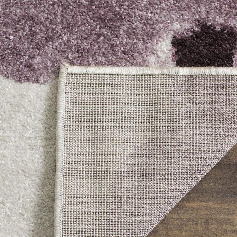 Adirondack ADR123 Power Loomed Area Rug - Ivory/Purple - 5'1"x7'6" - Safavieh.