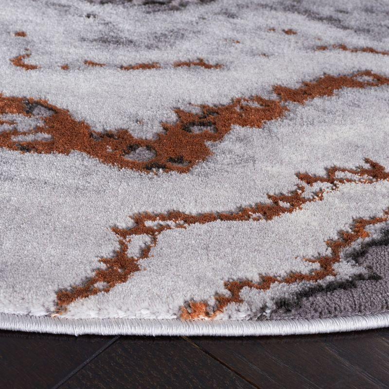 Wade Logan® Swindle Abstract Gray/Blue Area Rug