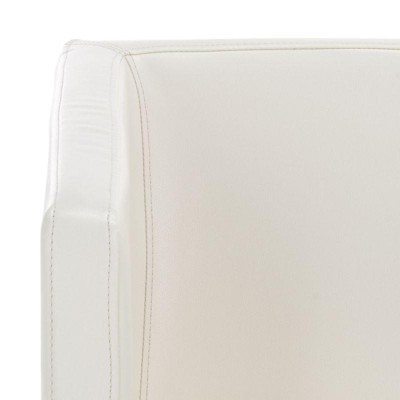 Celine Chair - FOX2033 - White/Chrome - Safavieh