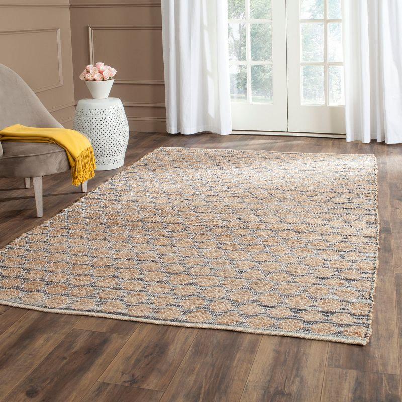 Ajdin Hand Woven 0.8 Jute 0.2 Cotton Geometric Rug