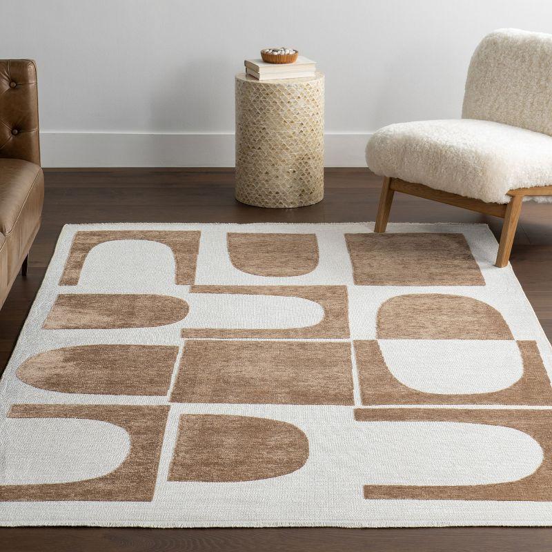 Nuloom Odilia Geometric Machine Washable Indoor Area Rug