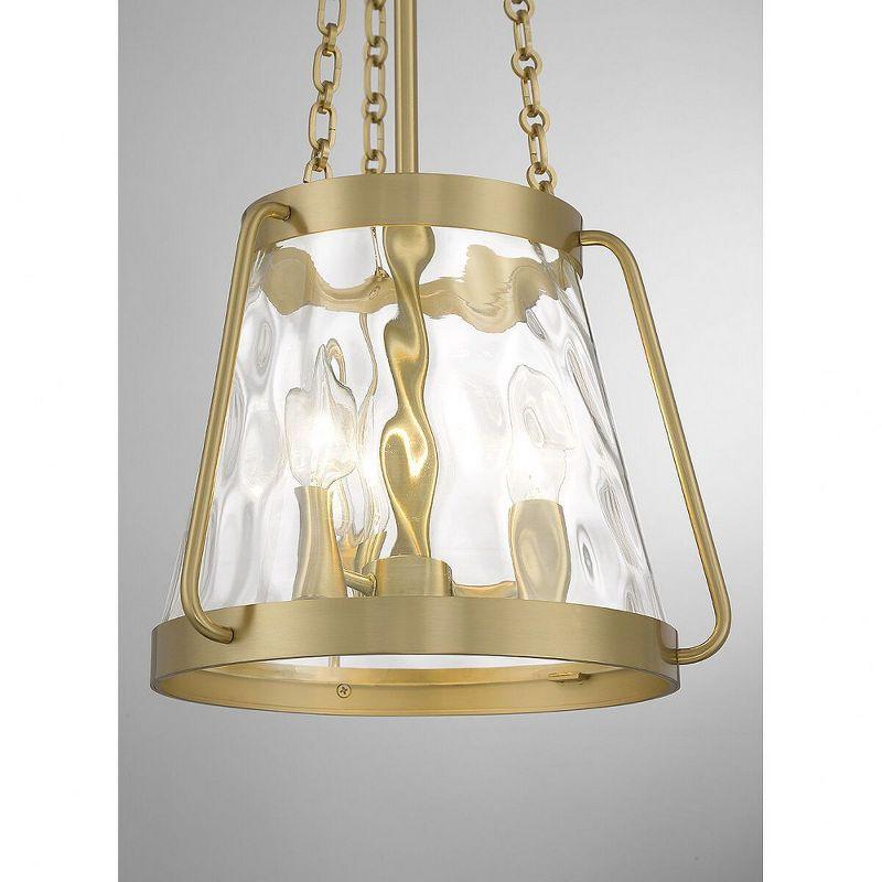 Savoy House Crawford 3 - Light Pendant in  Warm Brass