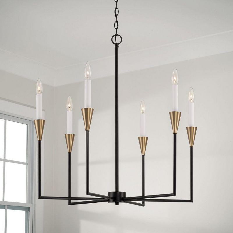 Capital Lighting Avant 6 - Light Dimmable Classic / Traditional Chandelier