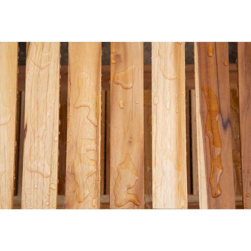 EcoDecors Tranquility by EcoDecors, Teak Shower Bench, Teak Bench Shower, Teak Shower Bench for Inside Shower, Teakwood Shower Bench