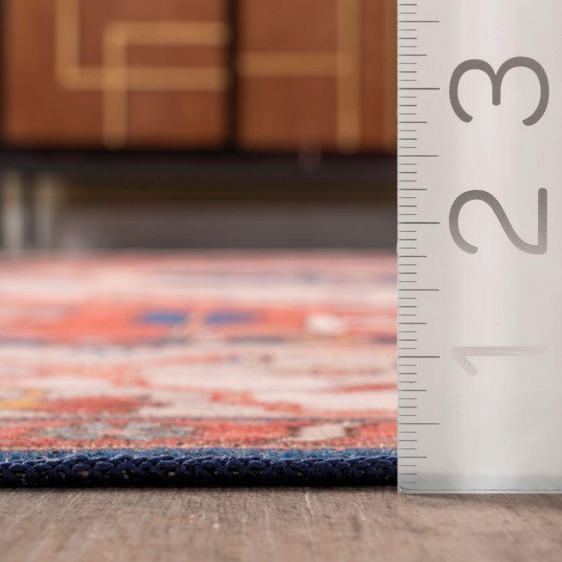Nuloom Carolyn Pet Friendly Machine Washable Motif Area Rug, 3' x 5', Rust