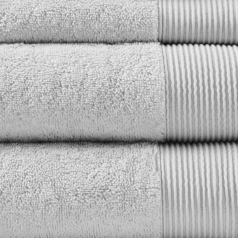 Nuage Silver Infused Cotton Tencel Blend 6-Piece Towel Set