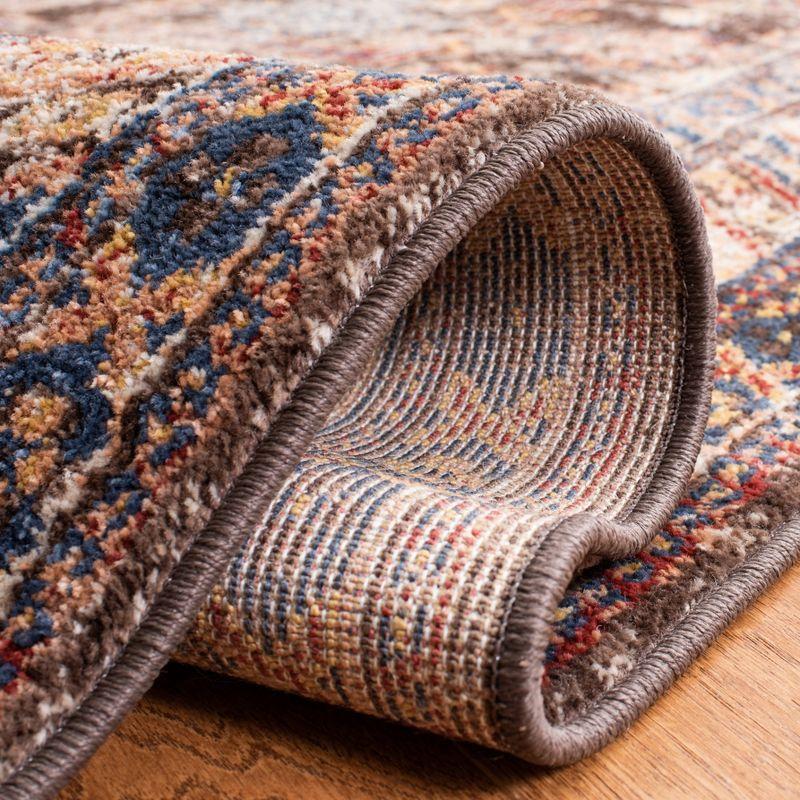 Bijar BIJ653 Power Loomed Indoor Area Rug - Brown/Ivory - 6'7"x9' - Safavieh