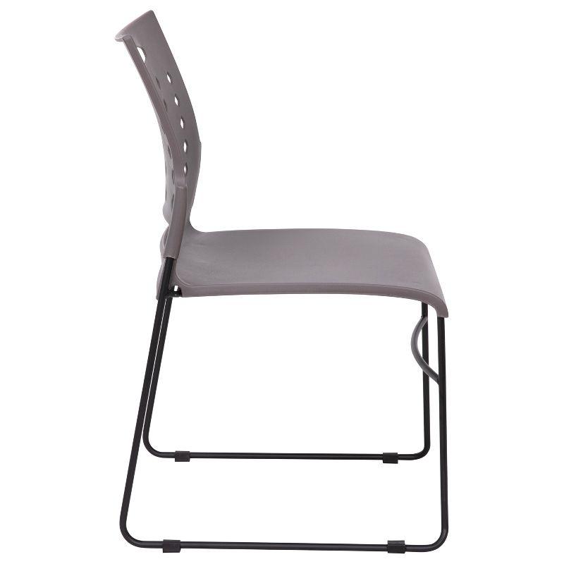 Heidi 881 lb. Capacity Sled Base Stack Chair with Air-Vent Back (Set of 5)