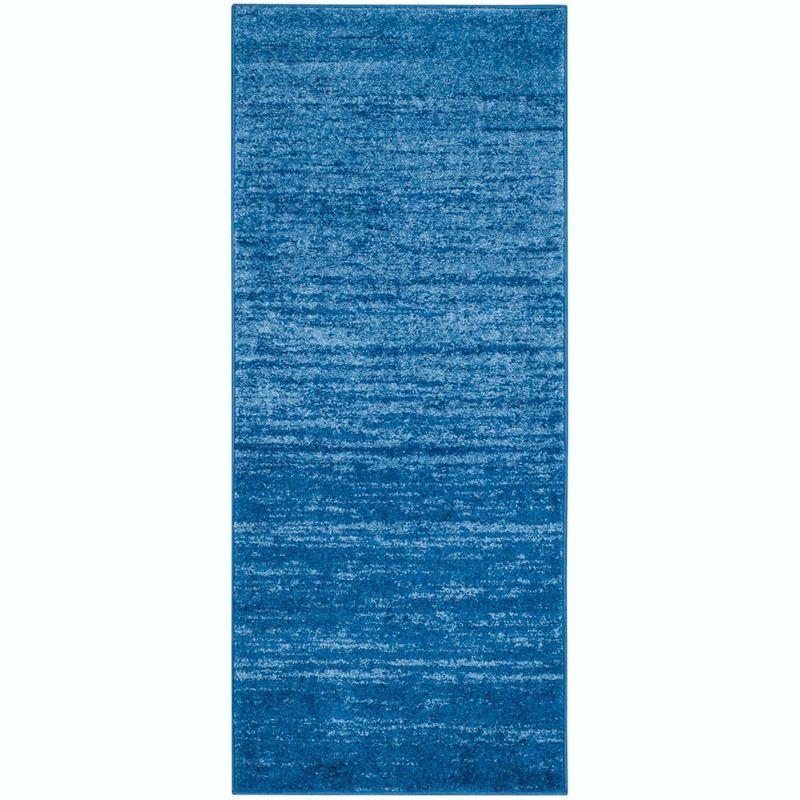 Adirondack ADR113 Machine Made Indoor Runner - Light Blue/Dark Blue - 2'-6"x6' - Safavieh