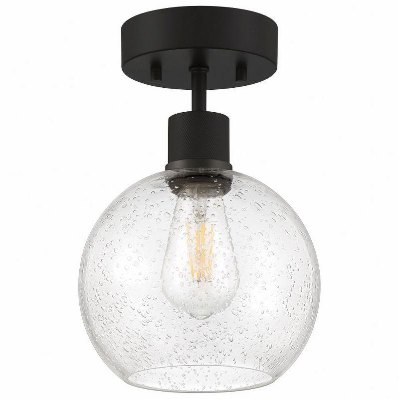 Access Lighting Port Nine 1 - Light Flush Mount in  Matte Black