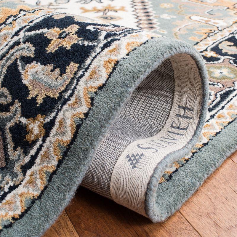 Heritage HG625 Handmade Area Rug - 8'x8' - Grey/Green - Safavieh