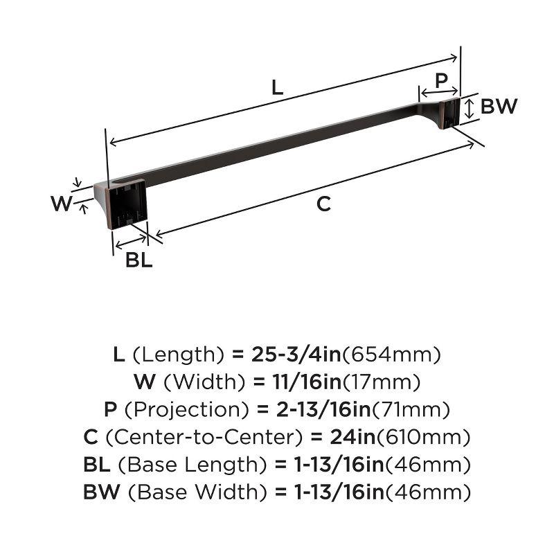 Mulholland 25.75" Wall Mounted Towel Bar