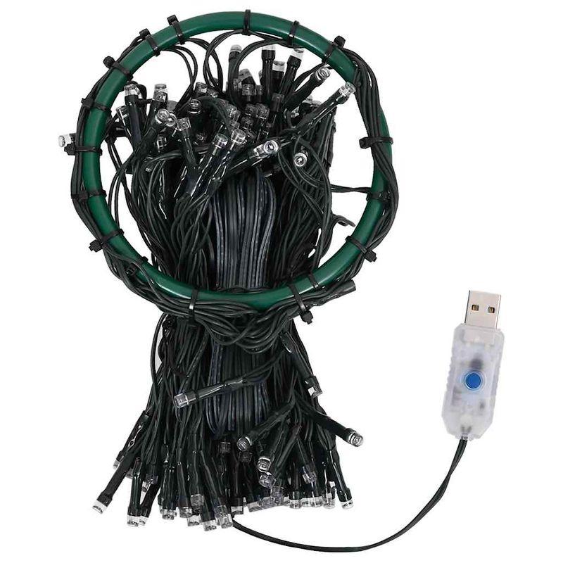 vidaXL Christmas Tree Net Lights with 210 LEDs 82.7"