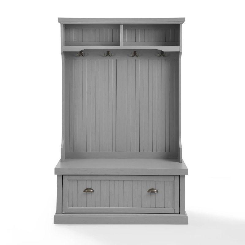 Seaside Hall Tree 40'' Wide with Bench and Shoe Storage