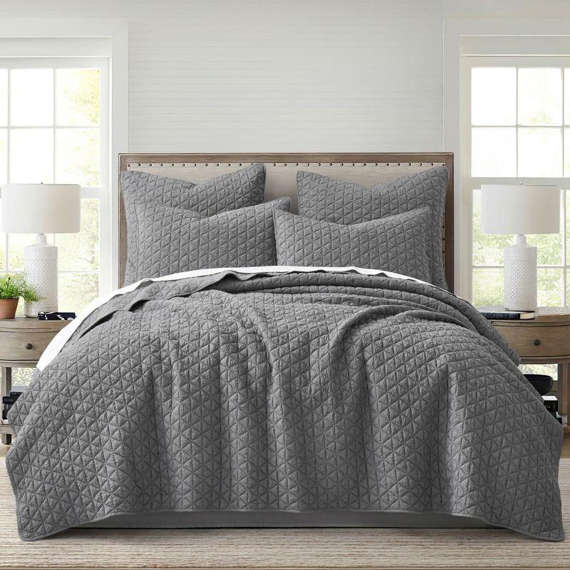 Rowan White Quilt Set- HomThreads by Levtex Home