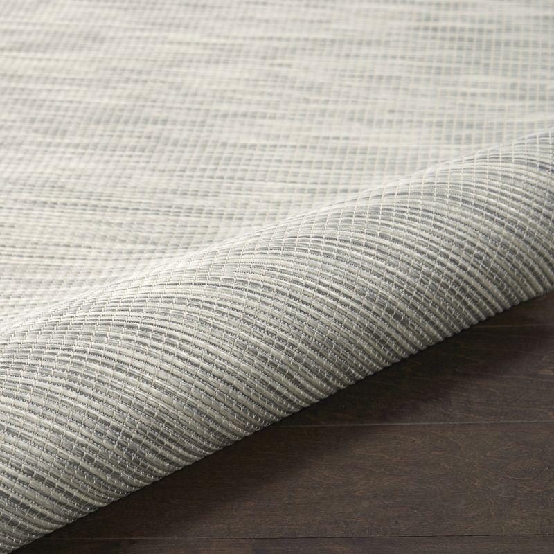 Nourison Positano POS01 Indoor/outdoor Area Rug - Light Grey 3' x 5'