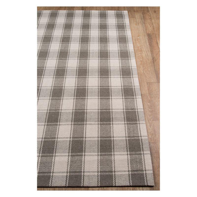 Marlborough Flatweave Wool Plaid Rug