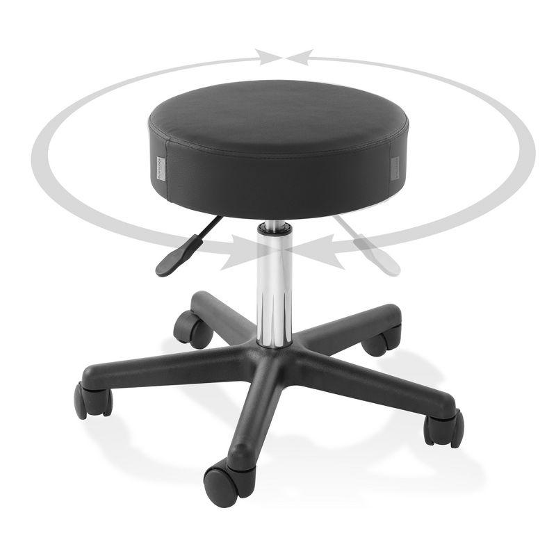 Height Adjustable Rolling Stool