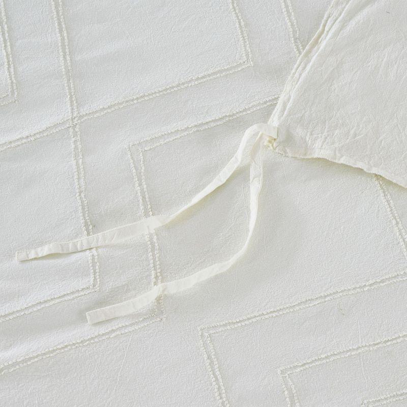 Duvet Cover Set 400 Thread Count 100% Cotton Sateen - Button Closure, Corner Ties by California Design Den