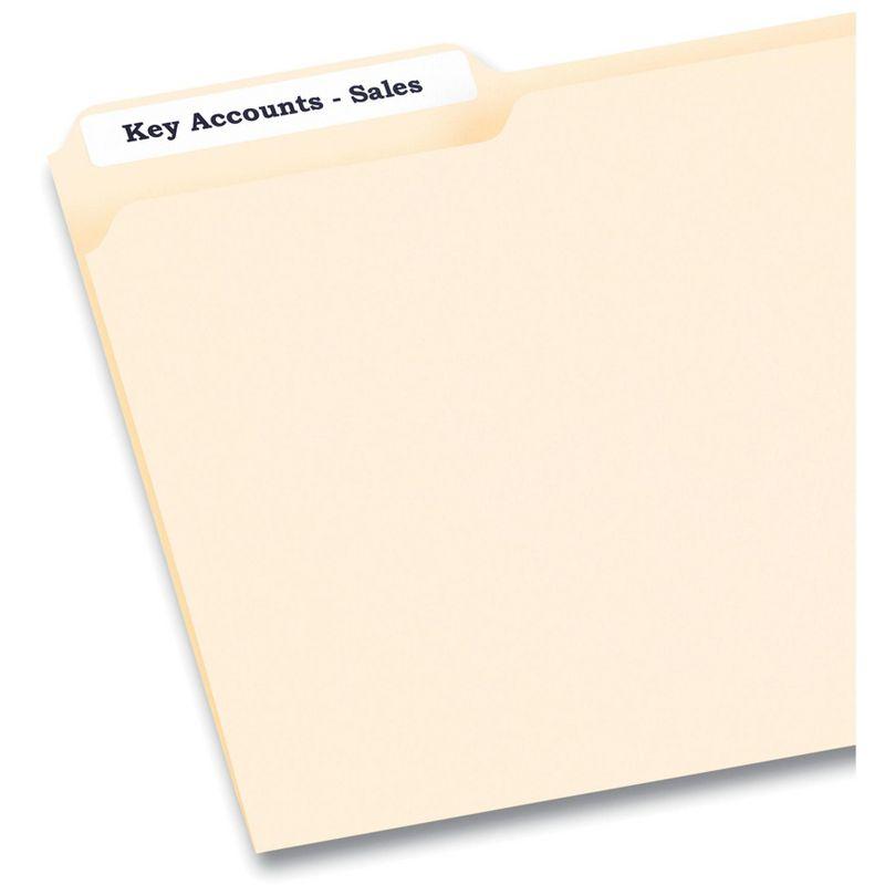 Avery Laser/Inkjet File Folder Labels 2/3" x 3 7/16" White 30/Sheet 779330