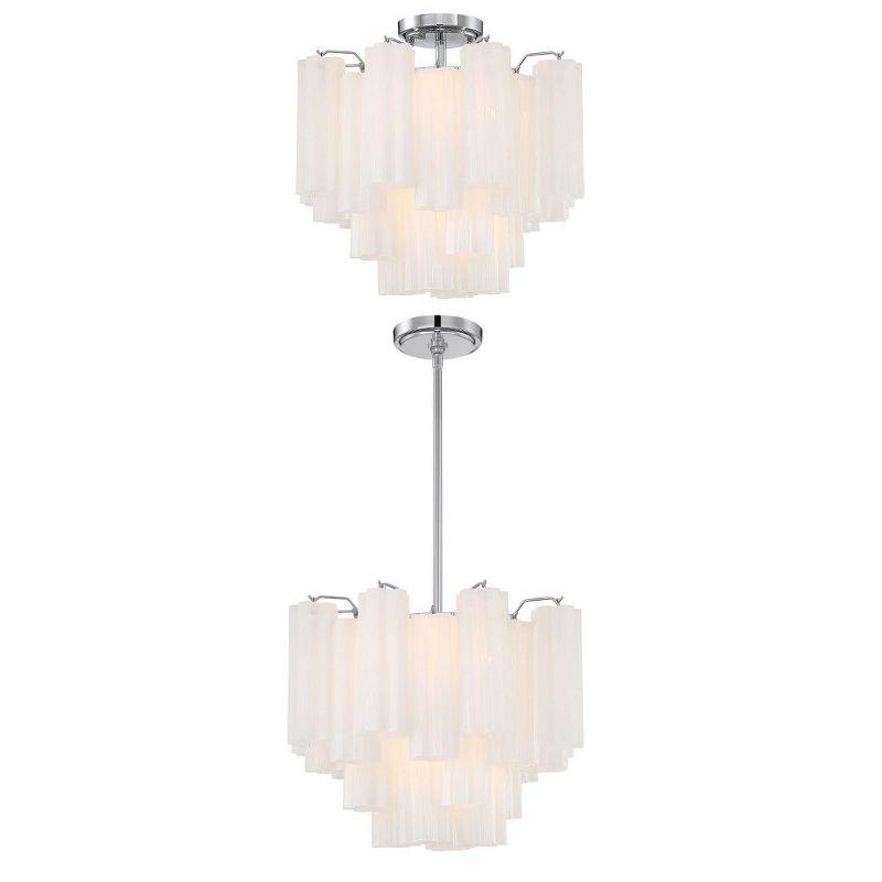 Crystorama Lighting Addis 4 - Light Flush Mount in  Polished Chrome