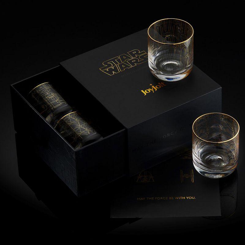 JoyJolt Star Wars 10oz. Whiskey Glass Set